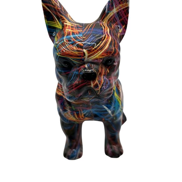 Graffiti Statue Supernova Mischievous Fun Personality French Bulldog Groovy Gift - Picture 8 of 13